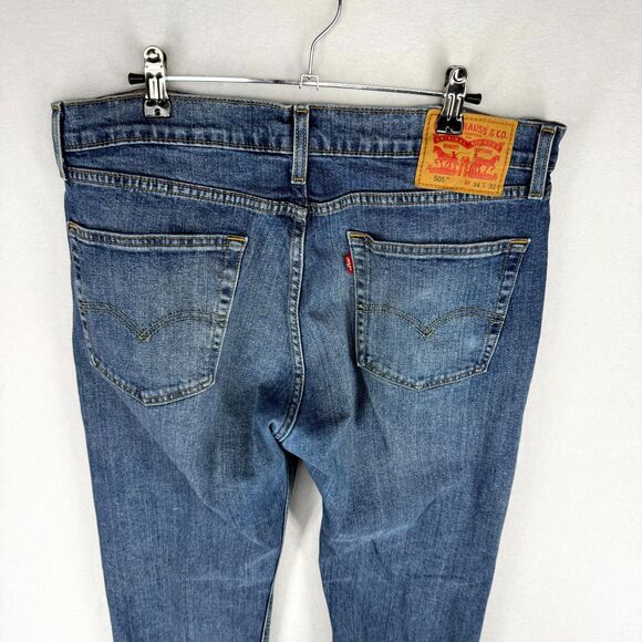 Levi Strauss & Co. 505 Denim Jeans Mens Size W34 L32 - Picture 4 of 11